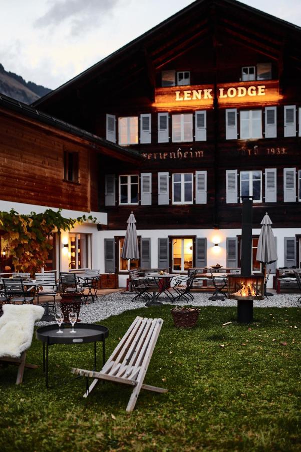 Lenk Lodge - Boutique & Design Hotel Und Apartements Exterior foto