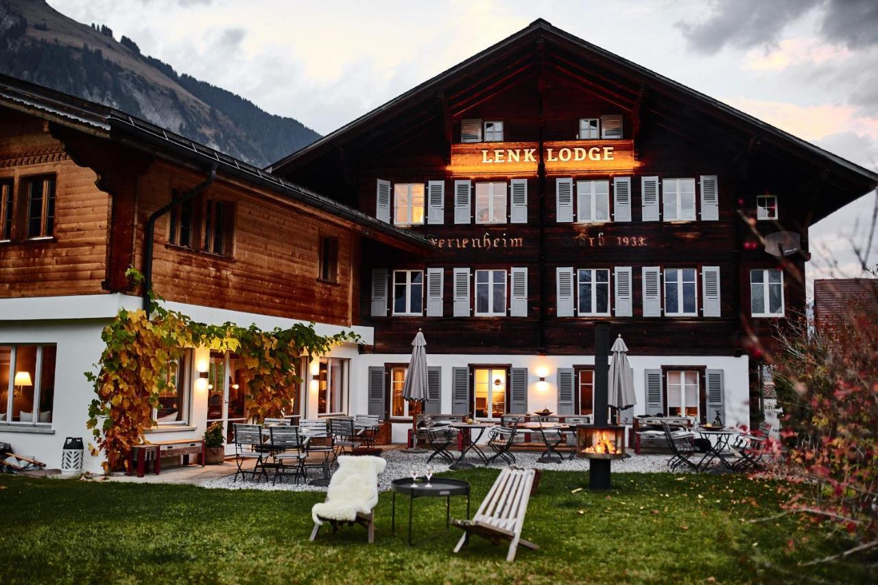 Lenk Lodge - Boutique & Design Hotel Und Apartements Exterior foto